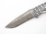 G. Sakai Seki Japan Damascus Folding Pocket Knife
