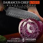 Dragon Creek 7" Damascus Santoku Knife