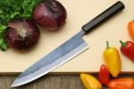 Yoshihiro Black-Forged Blue Steel Gyuto Knife