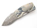 G. Sakai Ukimon Great Wave Pocket Knife