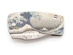 G. Sakai Ukimon Great Wave Pocket Knife