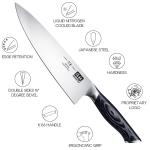 Shan Zu 8-Inch Japanese Stainless Steel Chef Knife