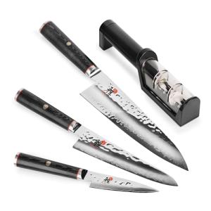 Miyabi Mizu SG2 Knife Set with Sharpener
