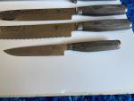 Shun Kai VG-Max Damascus Knives Set with Sharpener
