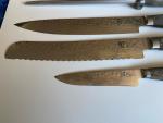 Shun Kai VG-Max Damascus Knives Set with Sharpener
