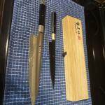 Set of 2 Masanobu VG10 Knives: Gyuto & Petty