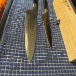 Set of 2 Masanobu VG10 Knives: Gyuto & Petty