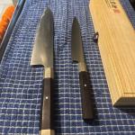Set of 2 Masanobu VG10 Knives: Gyuto & Petty