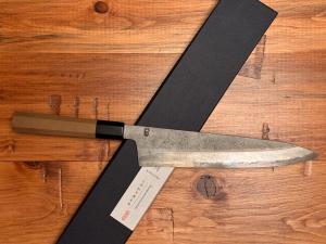 Sakai Kikumori Kikuzuki Rin 240mm Gyuto Knife