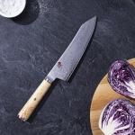 Miyabi Birchwood 7-Inch Rocking Santoku Knife