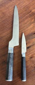 Shun Kai Offset Serrated Bread Knife & Paring Knife