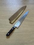 Masamoto Gyuto 240mm Carbon Japanese Knife with Saya