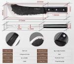 Seido 8" Nikushoku Butcher Knife for Outdoors