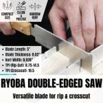 KAKURI Japanese Mini Pull Saw Set with Case