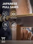 Temple Tool Co. Japanese Pull Saw - 9.5 Inch