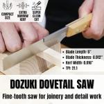 KAKURI Japanese Mini Pull Saw Set with Case