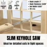 KAKURI Japanese Mini Pull Saw Set with Case