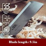 SUIZAN 9.5" Dozuki Pull Saw for Woodworking