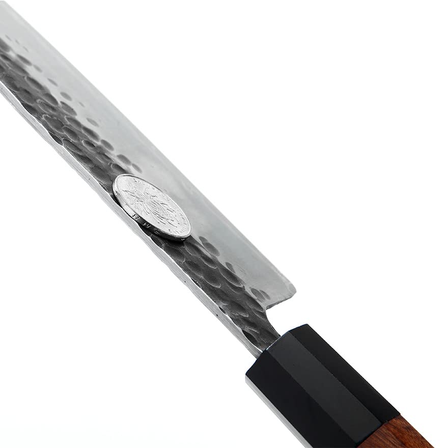 MITSUMOTO SAKARI 7" Japanese Nakiri Knife, Professional Multipurpose
