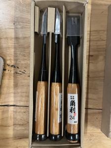 3-Piece Japanese Wood Chisel Set