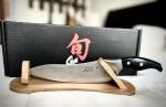 Shun Ken Onion 8-Inch Chef Knife with Bamboo Stand