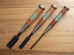 Mitsuhiro Yamahiro Japanese Bench Chisel Set