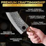 Hand-Forged 3-Piece Japanese Butcher Knife Set