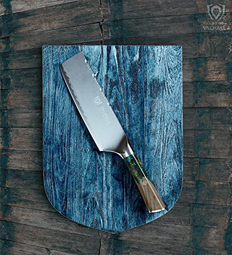 Dalstrong Nakiri Blade - 7 inch - Valhalla Collection - 9CR18MOV Carbon Steel - Vegetable Cutter - Celestial Handle - Razor Asian Knife