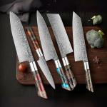 Seido Shinko 5-Piece Damascus Knife Set