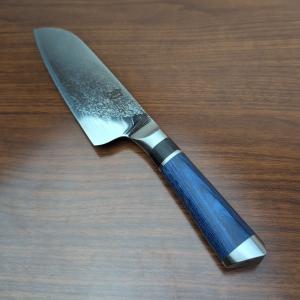 Shun Engetsu 7" Dual Core Damascus Santoku Knife