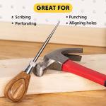 Precision Japanese Scratch Awl with Hardwood Handle