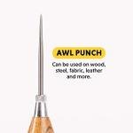 Precision Japanese Scratch Awl with Hardwood Handle
