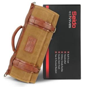 Seido Classic Knife Roll Bag for 18 Tools