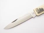Sakai Seki Japan Scrimshaw Folding Knife