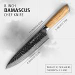 8-Inch VG10 Damascus Japanese Chef Knife