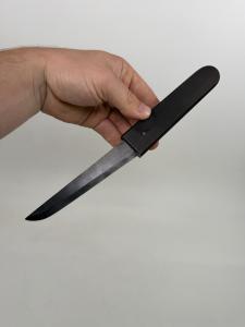 Japanese Hand Forged Small Knife with Ebony Handle