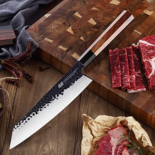 Japanese Kiritsuke Knife - Multi-Purpose Gyuto, 9 Inches