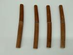 Japanese Katana Knife Set with Bamboo Handles