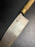 Rare Japanese Chef Butcher Knife with Black Blade