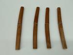 Japanese Katana Knife Set with Bamboo Handles