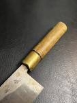Rare Japanese Chef Butcher Knife with Black Blade