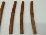 Japanese Katana Knife Set with Bamboo Handles