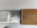 Japanese Bamboo Handle Knife Set with Peacock Case