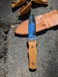 Vintage Japanese Boot Knife with Fixed Blade