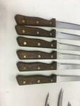 Vintage Japanese Kitchen Knife Set - 13 Pieces
