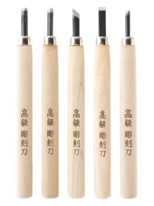 KAKURI Japanese Wood Carving Tools Set, 5 Pcs