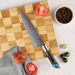 Shinko 8" Gyuto Knife – Damascus Steel Blade