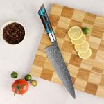 Shinko 8" Gyuto Knife – Damascus Steel Blade