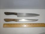 Set of 2 Vintage Japanese Butcher Knives