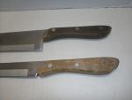 Set of 2 Vintage Japanese Butcher Knives